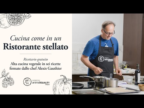 Cucina come in un ristorante stellato con sei ricette firmate dallo chef Alexis Gauthier