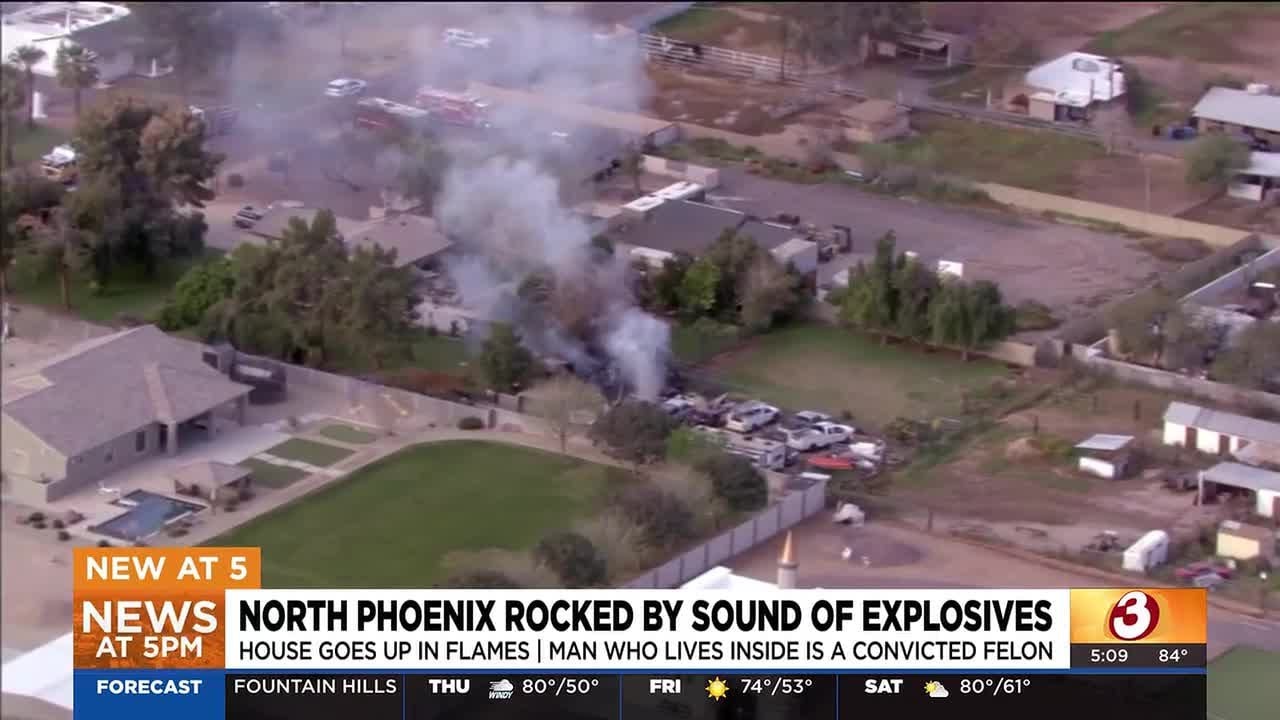 Man critically hurt after house fire in north Phoenix may have criminal ...