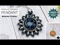 Moonlit Terrace Beaded Pendant Tutorial - 24mm Round Cabochon Bezel