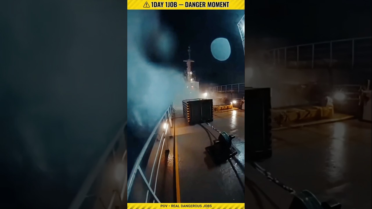 HUGE Rogue Wave Hits Cargo Ship! 🌊🚢 