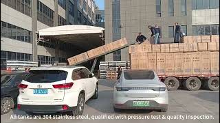 Mass Production Solar Water Heater Loading | Global Wholesale Supply#RenewableEnergy#solarenergy