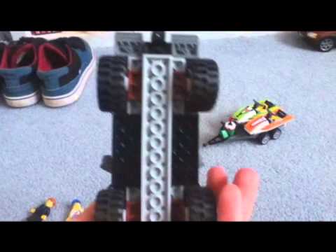 YouTube thumbnail: Lego SUV with watercraft (Car and jet skis) 60058 Review.