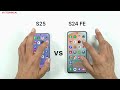 Samsung S25 VS Samsung S24 FE Speed Test Comparison best Smartphone latest Video 2026