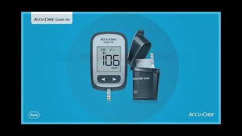 Como realizar um teste de glicemia utilizando o monitor Accu-Chek Guide Me