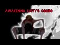 Awakening luffys combo in aniverse battlegrounds  roblox