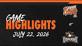 July 22 2026 | Frederick Keys at Rome Emperors