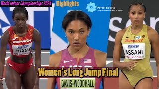 Women's Long Jump Final 2024 #taradaviswood #fatimadiame