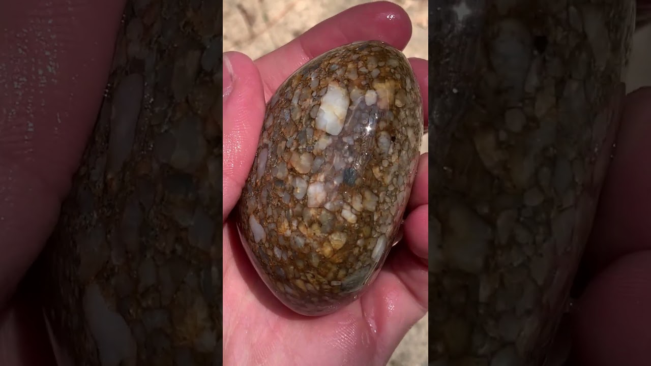 I sanded this rock by hand for 30 days (Before vs After)