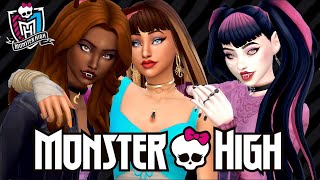 Making The Monster High Dolls💀 | Draculaura, Clawdeen Wolf and Cleo De Nile | Sims 4 Create a Sim