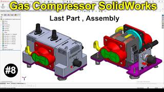 Compressor In SolidWorks | Compressor Design In SolidWorks Assembly Tutorial