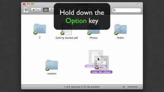 How to Copy and Paste in the Mac OS X Finder screenshot 5
