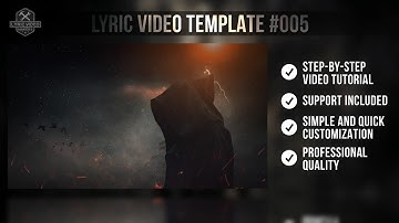 Parallax Artwork Lyric Video Template #005 - After Effects Templates | Lyric Video Makers