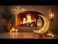 Ramadan Fireplace Screensaver رمضان كريم خلفية رمضان الدافئة لتملأ منزلك بالسكينة والروحانية