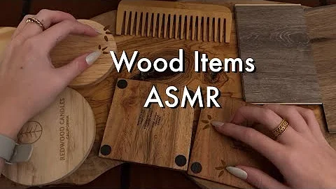 ASMR Tapping & Scratching On Wooden Objects🪵 No Talking thumbnail