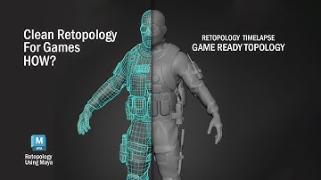How AAA Game Characters Are Retopologized  -  Full Timelapse