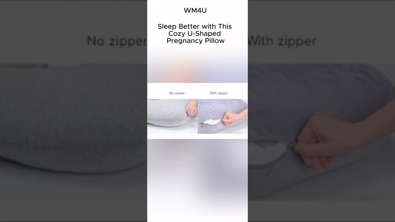Sleep Better with This Cozy U-Shaped Pregnancy Pillow - us