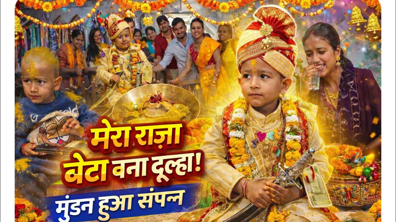 धूम धाम से हुआ मुंडन संस्कार ||देवी देवताओ ने भी दिया आशीर्वाद ||tarahul vlogs ||