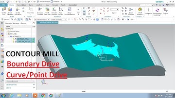 #NX CAM #DAY  #CurvePoint Drive &Boundary Drive