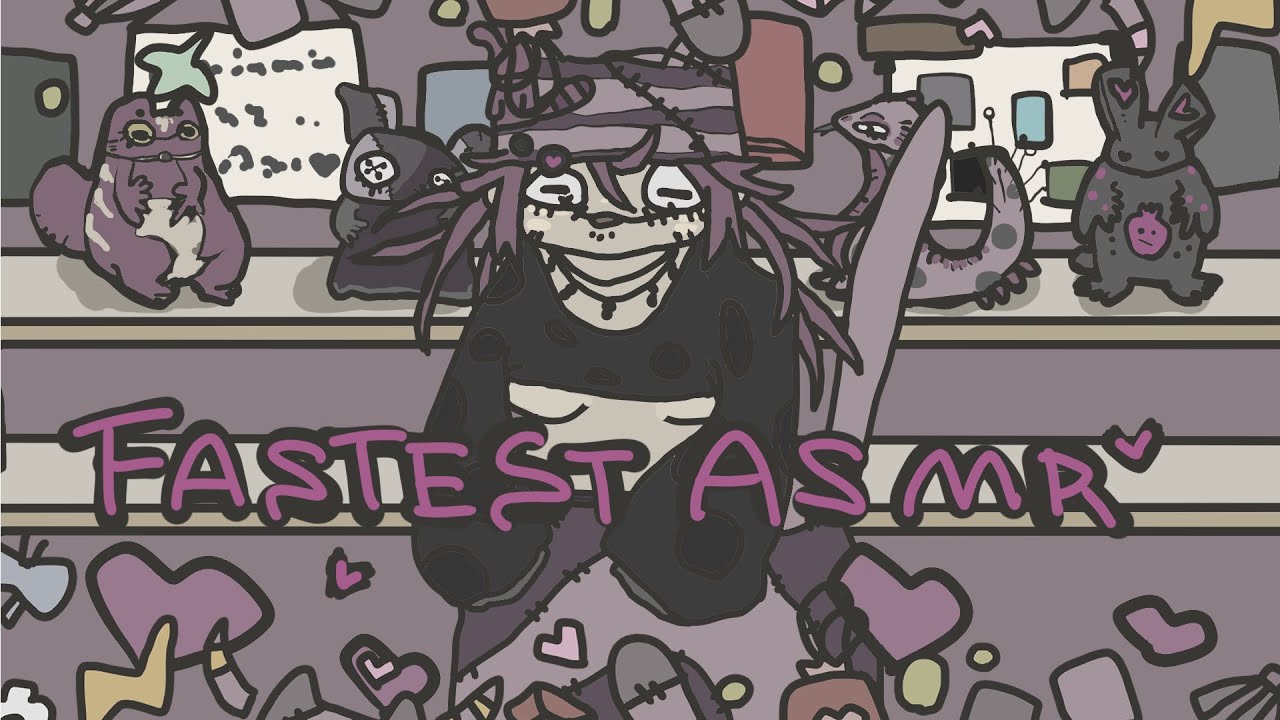 【MEROMERO】FASTEST ASMR （animated asmr)