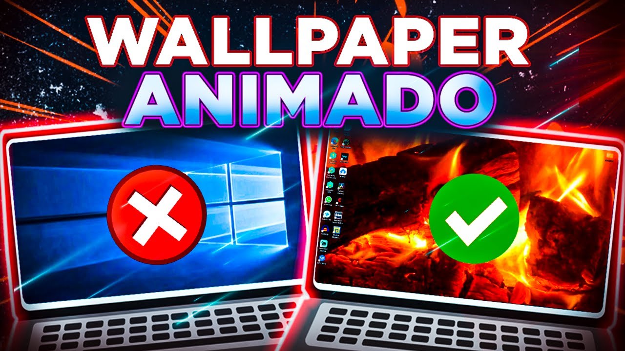 Como Colocar WALLPAPER ANIMADO NO PC PAPEL DE PAREDE ANIMADO NO PC