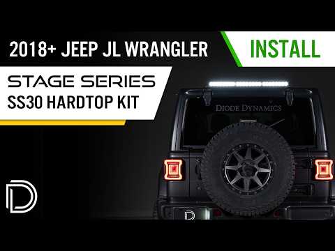 How to: Install the 2018+ Jeep JL Wrangler SS30 Hardtop Kit
