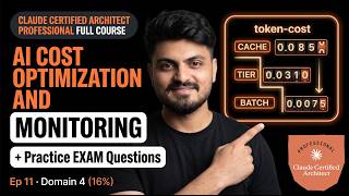 Full Claude Certified Architect Professional: Ep 11 | Cost Optimization & Monitoring | Full Course Guide