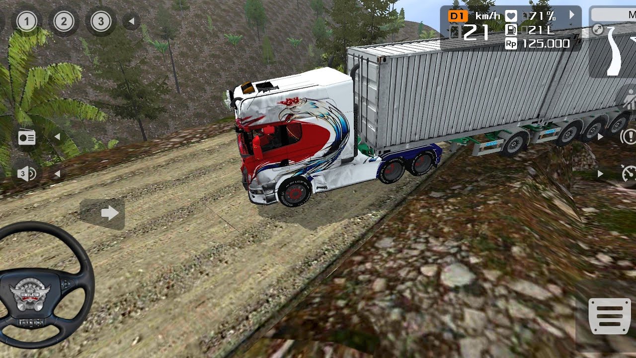 TATA Truck off Road Driving Signa Trailer Truck Material Loaded Drive Transport Gameplay