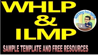 Weekly Home Learning Plan & Individual Learning Monitoring Plan / WHLP / ILMP