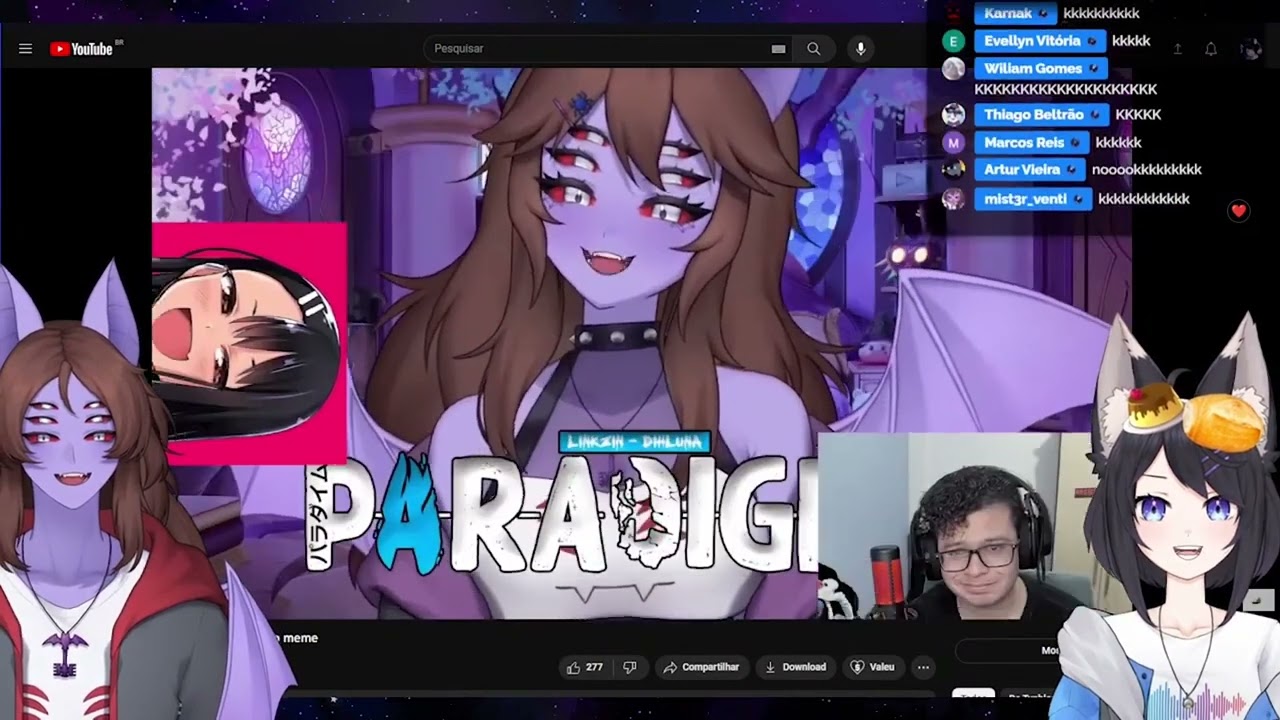 Eeiris e Dante reagem ao Self Introduction Versão meme do Dante