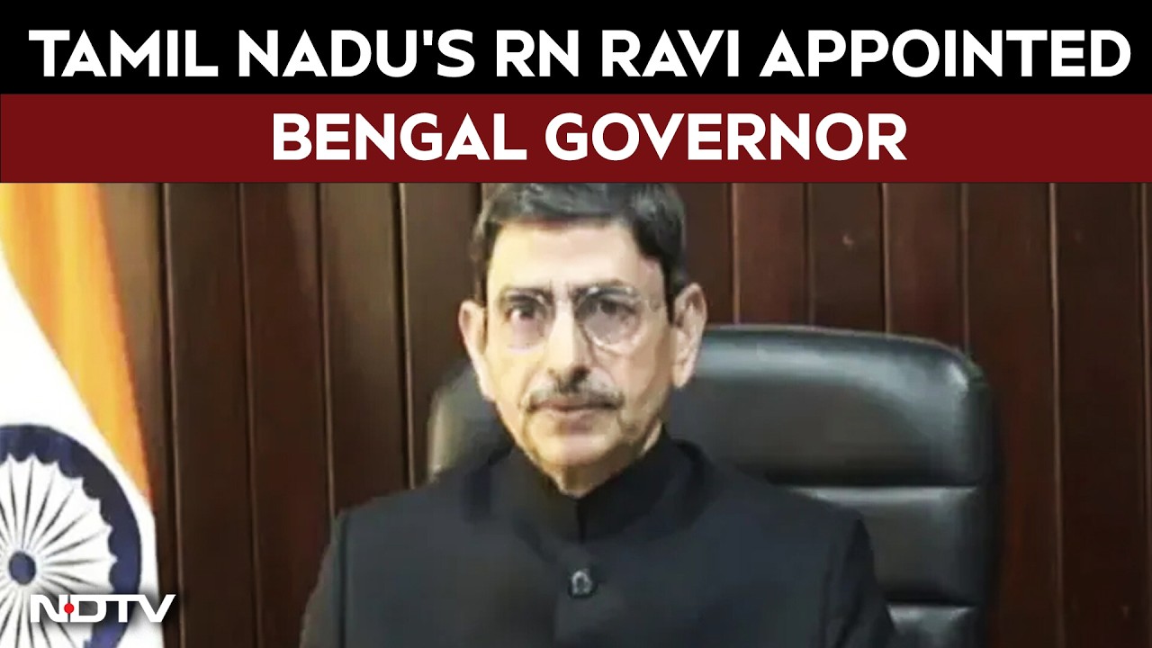 Tamil Nadu's RN Ravi Appointed Bengal Governor After CV Bose Resigns