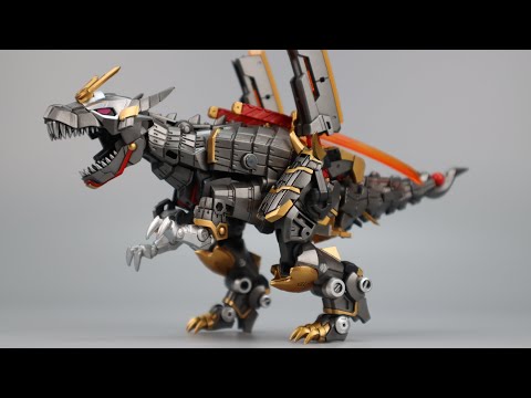 大将軍暴王丸　開封品 Stopmotion】铁工厂IRON FACTORY 大将军暴王丸/钢索Grimlock - YouTube