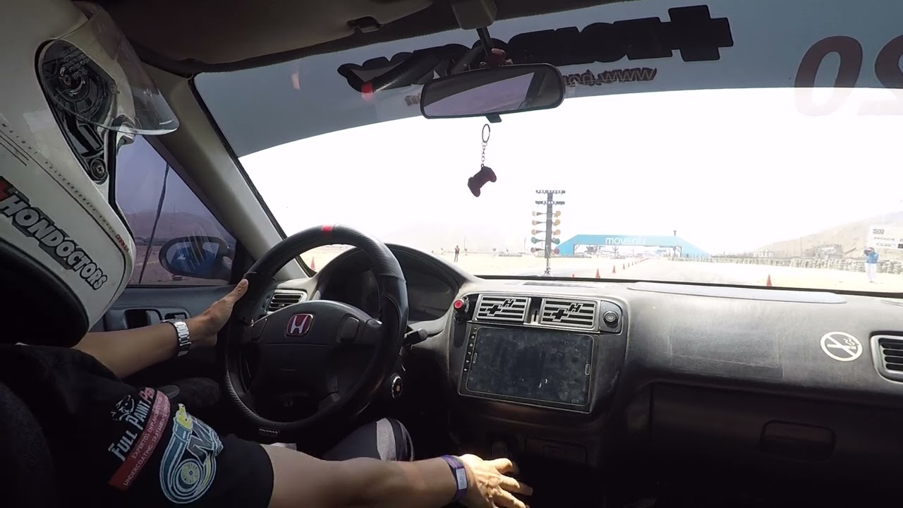 Civic EK2 D16 SOHC Vtec Turbo - Clasificacion 1 - Piques Legales Drag Octubre 2025