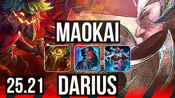 MAOKAI vs DARIUS (TOP) | KR Diamond | 25.21
