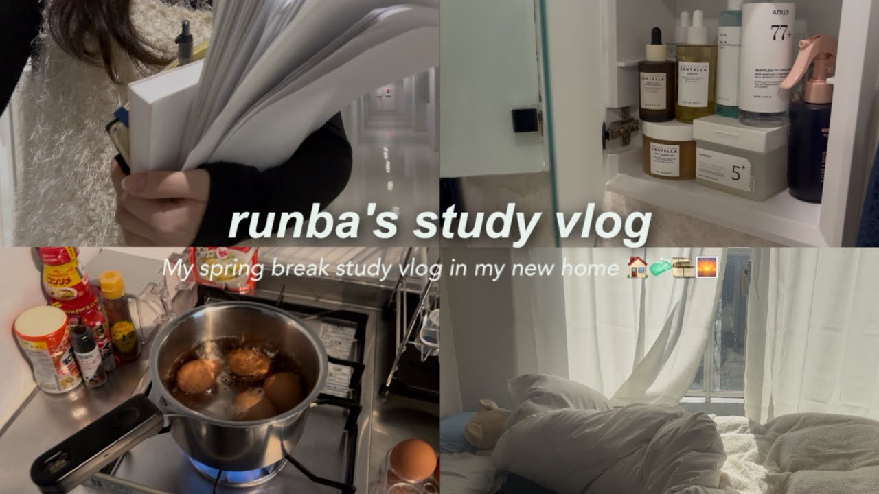 ENG) 👩🏻💻study vlog|大学院卒業間近🎓引越ししました🏠|NEW house NEW life