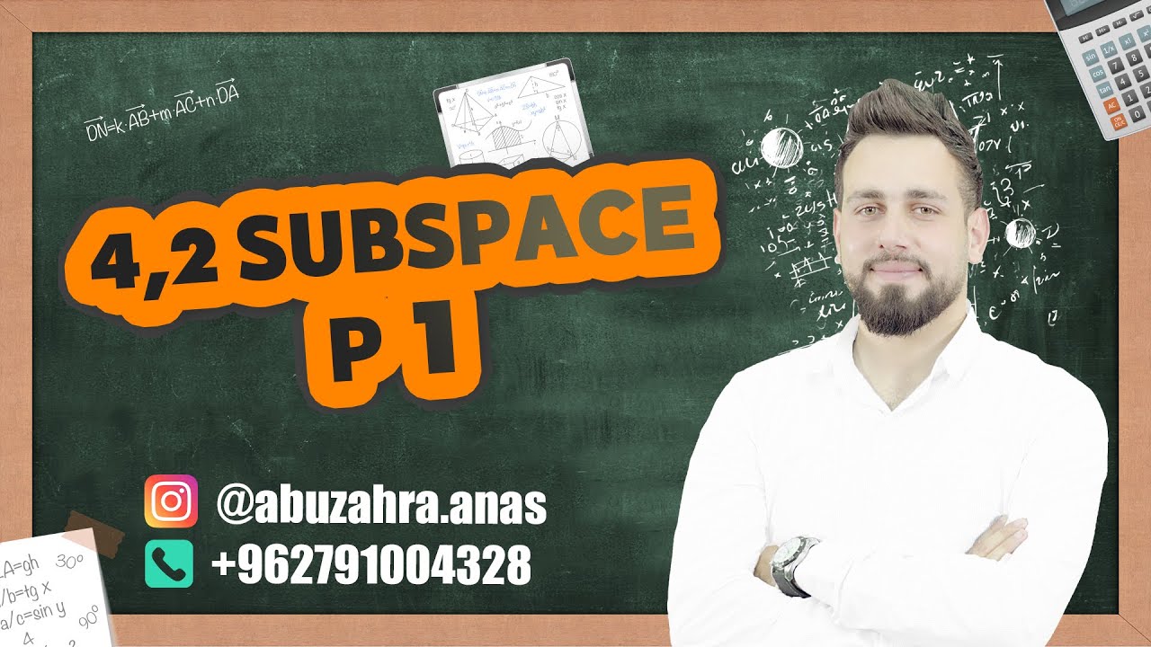 4.2 Subspace part 1