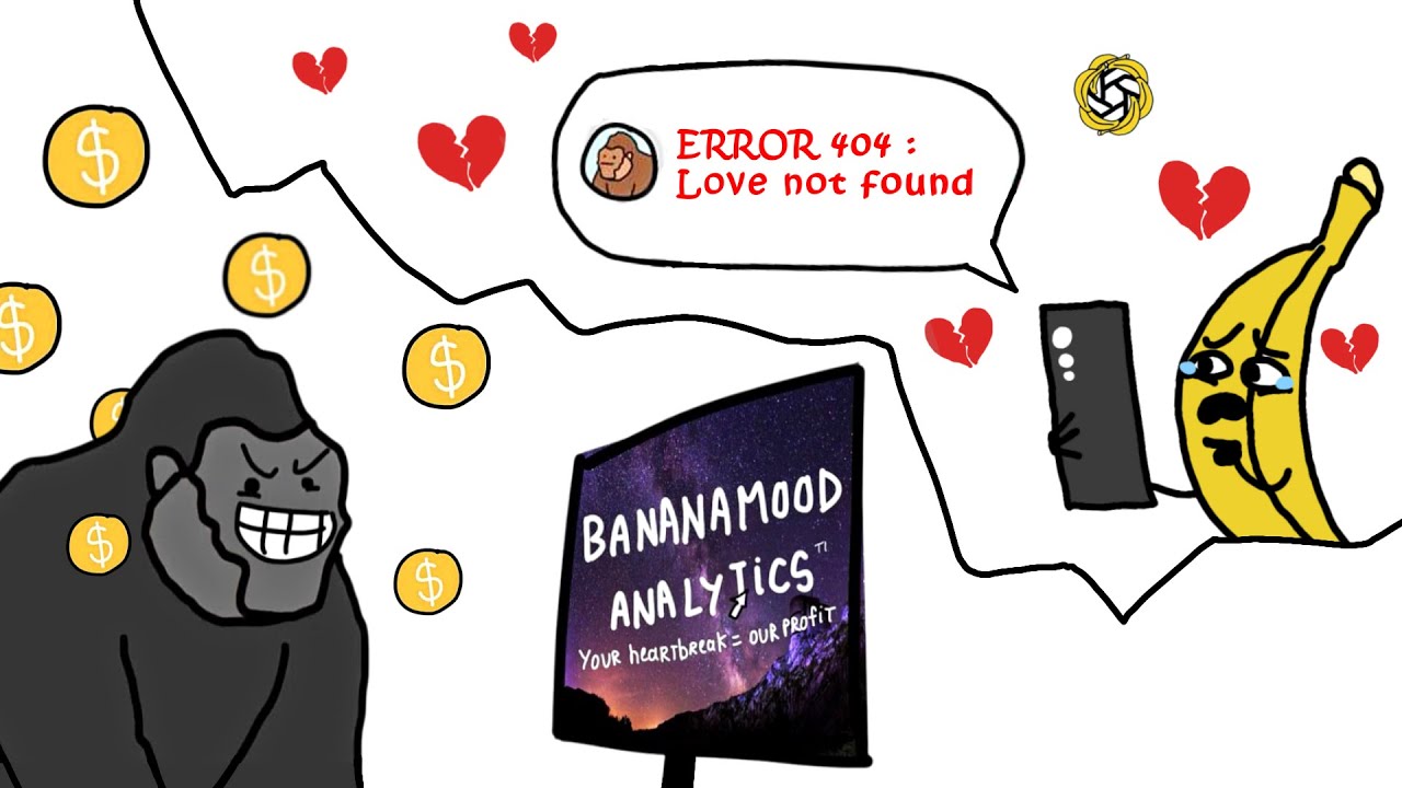 AI Love Explained with Bananas
