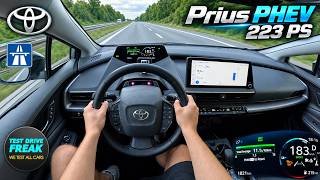 2026 Toyota Prius Plug-in Hybrid 223 PS TOPSPEED POV | Autobahn Acceleration & Fuel Consumption