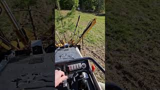 This is How You Move Trees in Spring — Bobcat MT100 Kompact Tree Spade #treespade #miniskidsteer