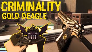 CRIMINALITY GOLD DEAGLE SHOWCASE