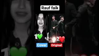 Rauf faik no autotune cover vs original #shorts #autotune #noautotune #tiktok #instagram