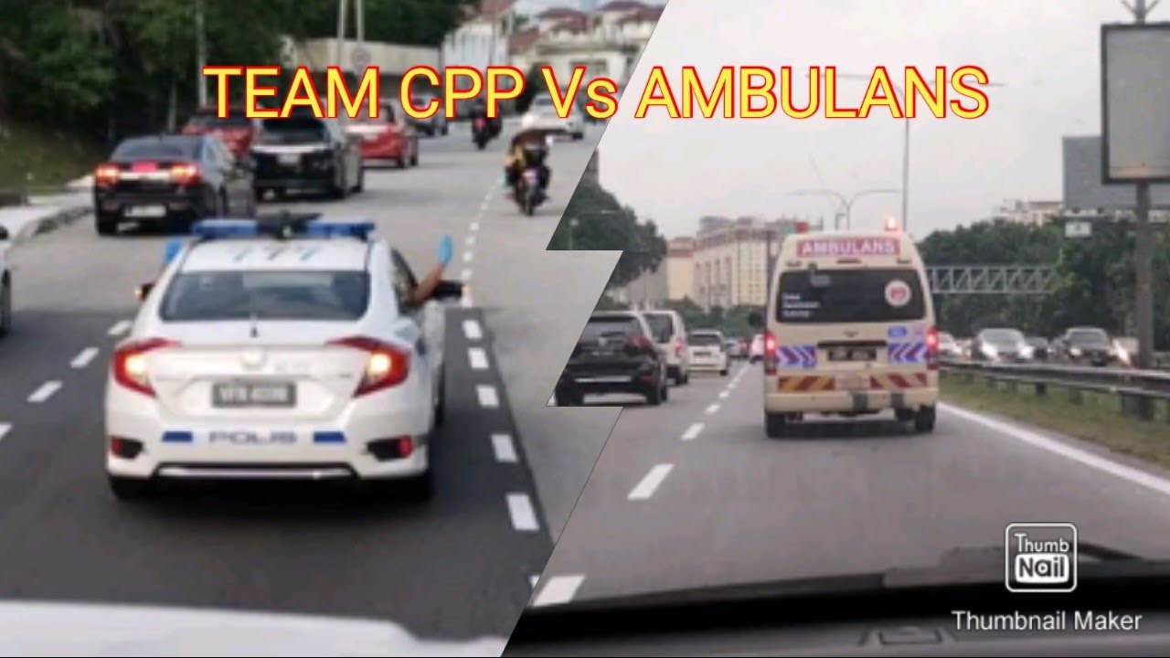 TEAM CPP BERI LALUAN KEPADA AMBULANS