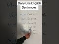 Daily Use English Sentences and Vocabulary #englishsentences #englishgrammar #ielts #easyenglisheve