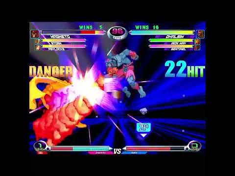 MvC2 Dhalsim 100%+ K.O. in first 5 seconds sequence vs MSP using Sentinel-RP and Iron Man AAA 8/2/23