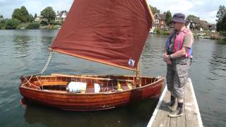 Swallows and Amazons Dinghy sails on the River Thames