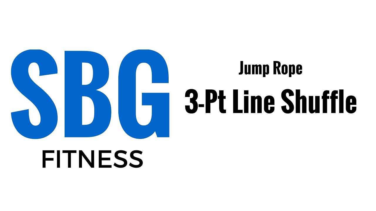 Jump Rope Shuffle How To Jump Rope - 3-Point Line Lateral Shuffle - YouTube
