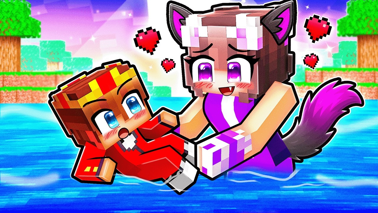 Ich wurde von einem WERWOLF MÄDCHEN gerettet in Minecraft!