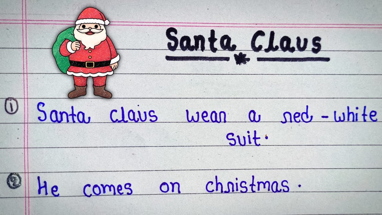 10 Lines On Santa Claus 10 Lines About Santa Claus Santa Claus In 10 Lines On Santa Claus 10 Lines About Santa Claus Santa Claus In