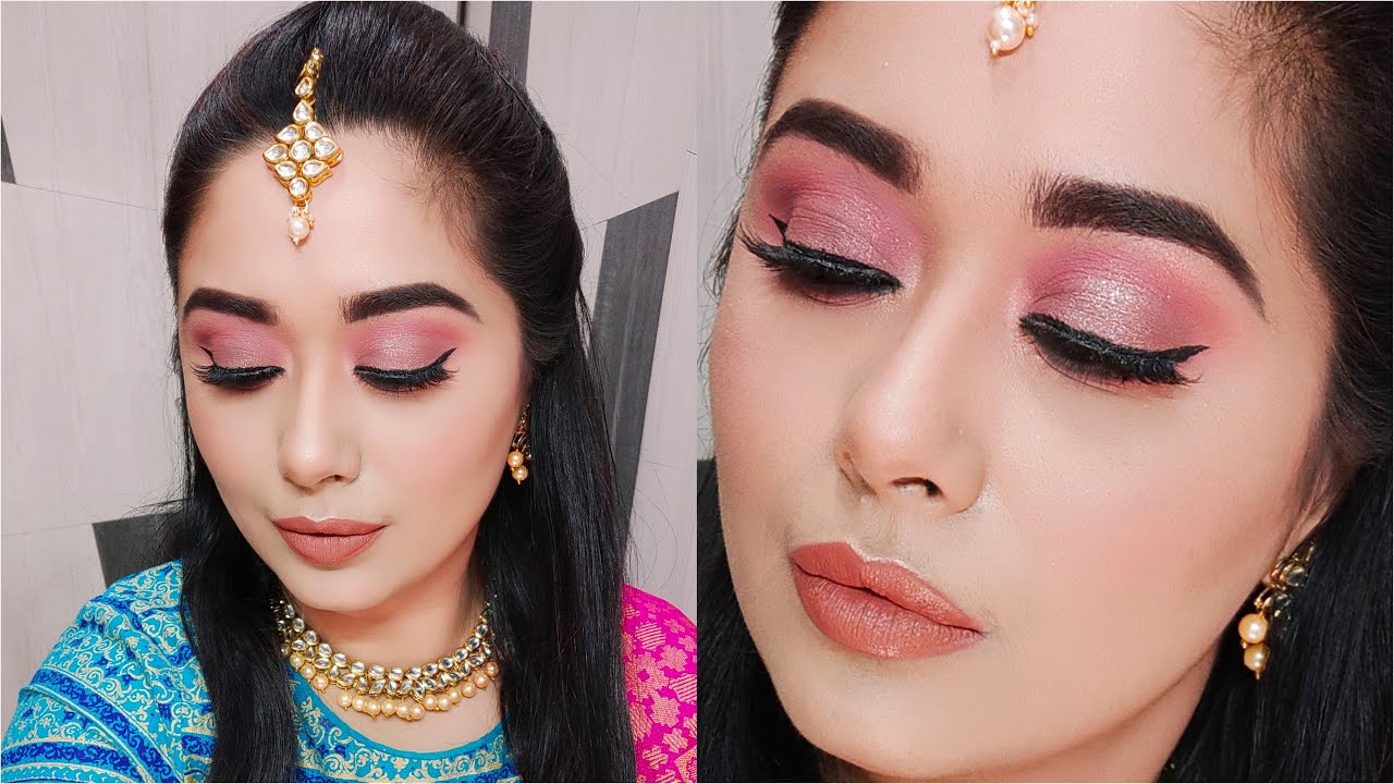 Natural Glowy Indian Wedding Guest Makeup Tutorial About My Skill
