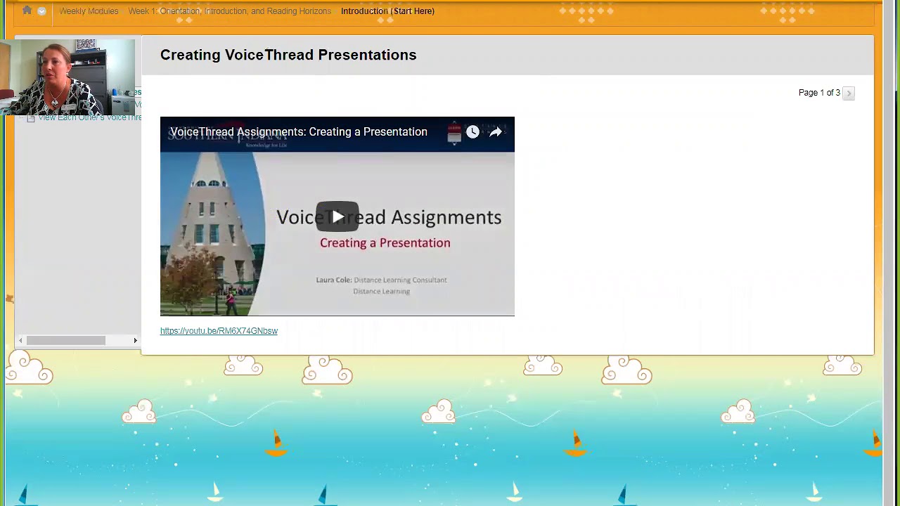 voicethread video assignment
