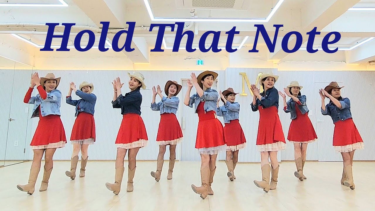 Hold That Note LINEDANCE/화요영상반3~5시 성신여대입구6번출구 010-5469-9632/초중급라인댄스 Choreo:Rob Fowler/민라인댄스코리아 민정희